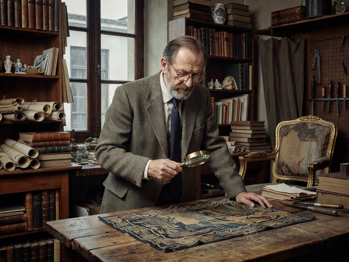 Curator portrait of Belgian antique specialist Henriette De Smet